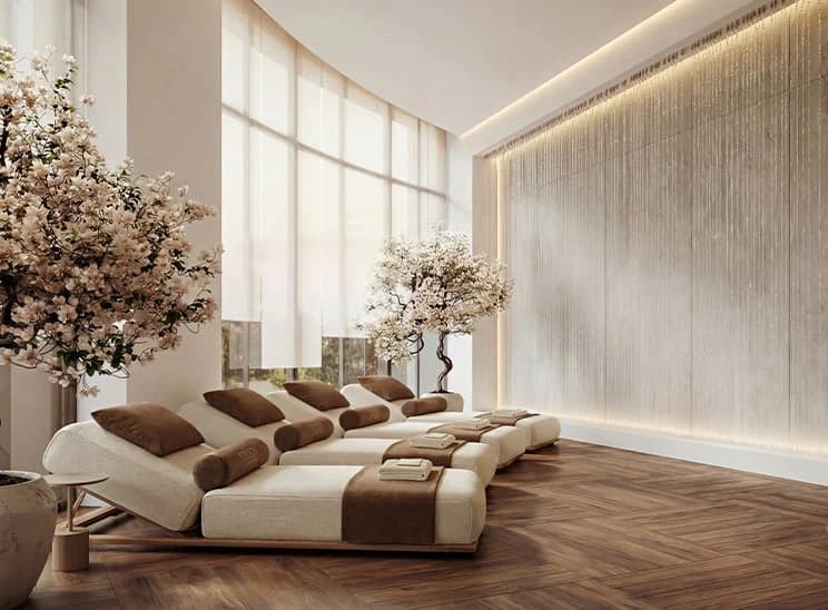 The Willows — landscaped wellness setting